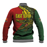 Sepik River Crocodile & Arts Festival Melanesian Pattern Baseball Jacket LT03 - Polynesian Pride