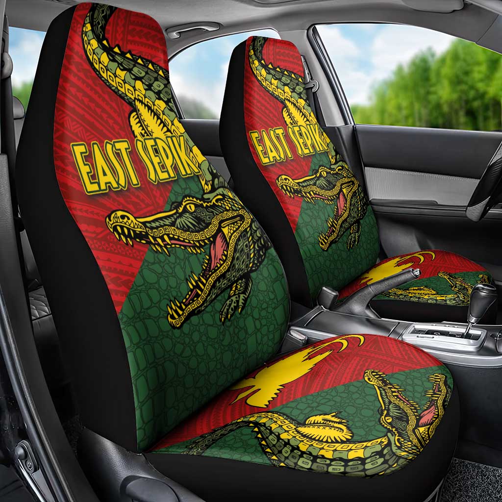 Sepik River Crocodile & Arts Festival Melanesian Pattern Car Seat Cover LT03 - Polynesian Pride