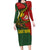 Sepik River Crocodile & Arts Festival Melanesian Pattern Family Matching Long Sleeve Bodycon Dress and Hawaiian Shirt