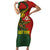 Sepik River Crocodile & Arts Festival Melanesian Pattern Family Matching Short Sleeve Bodycon Dress and Hawaiian Shirt