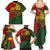 Sepik River Crocodile & Arts Festival Melanesian Pattern Family Matching Summer Maxi Dress and Hawaiian Shirt