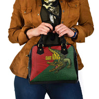 Sepik River Crocodile & Arts Festival Melanesian Pattern Shoulder Handbag LT03 - Polynesian Pride