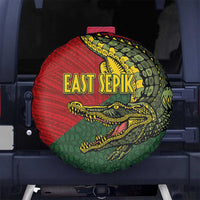 Sepik River Crocodile & Arts Festival Melanesian Pattern Spare Tire Cover LT03 - Polynesian Pride