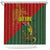 Sepik River Crocodile & Arts Festival Shower Curtain Bird-of-paradise Melanesian Tattoo