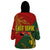 Sepik River Crocodile & Arts Festival Wearable Blanket Hoodie Bird-of-paradise Melanesian Tattoo