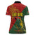 Sepik River Crocodile & Arts Festival Women Polo Shirt Bird-of-paradise Melanesian Tattoo