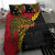 Papua New Guinea Independence Day Bedding Set Bird-of-paradise Melanesian Tattoo