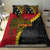 Papua New Guinea Independence Day Bedding Set Bird-of-paradise Melanesian Tattoo