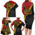 Papua New Guinea Independence Day Family Matching Long Sleeve Bodycon Dress and Hawaiian Shirt Bird-of-paradise Melanesian Tattoo