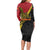 Papua New Guinea Independence Day Long Sleeve Bodycon Dress Bird-of-paradise Melanesian Tattoo