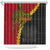 Papua New Guinea Independence Day Shower Curtain Bird-of-paradise Melanesian Tattoo