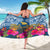 Hawaii Lanai Island Sarong Hibiscus Turle and Map with Polynesian Spiral LT03 - Polynesian Pride