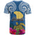 Hawaii Lanai Island T Shirt Hibiscus Turle and Map with Polynesian Spiral LT03 - Polynesian Pride