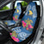 Custom Hawaii Lanai Island Car Seat Cover Hibiscus Turle and Map with Polynesian Spiral LT03 - Polynesian Pride