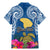 Custom Hawaii Lanai Island Family Matching Mermaid Dress and Hawaiian Shirt Hibiscus Turle and Map with Polynesian Spiral LT03 - Polynesian Pride