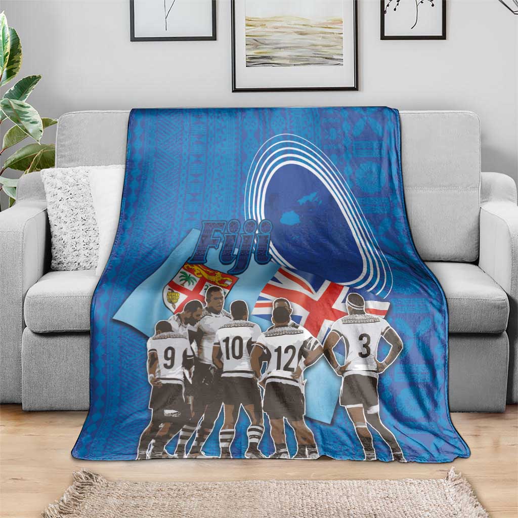 Fiji Rugby Sevens Blanket Commemorate Gold Medal - Rio de Janeiro 2016 LT03 - Polynesian Pride
