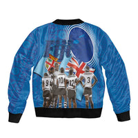 Fiji Rugby Sevens Bomber Jacket Commemorate Gold Medal - Rio de Janeiro 2016 LT03 - Polynesian Pride
