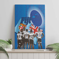 Fiji Rugby Sevens Canvas Wall Art Commemorate Gold Medal - Rio de Janeiro 2016 LT03 - Polynesian Pride