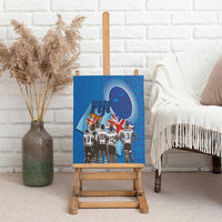 Fiji Rugby Sevens Canvas Wall Art Commemorate Gold Medal - Rio de Janeiro 2016 LT03 - Polynesian Pride