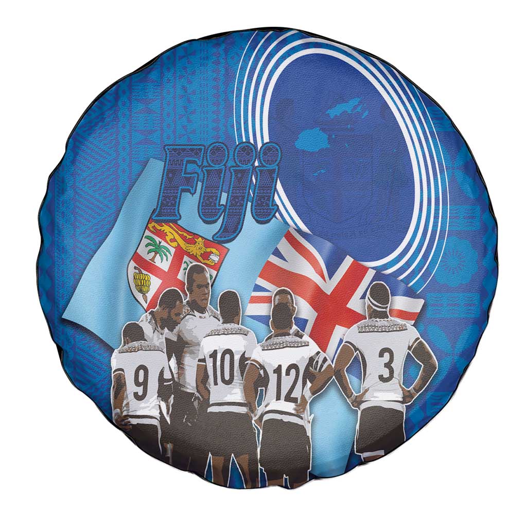 Fiji Rugby Sevens Spare Tire Cover Commemorate Gold Medal - Rio de Janeiro 2016 LT03 - Polynesian Pride