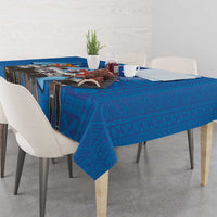 Fiji Rugby Sevens Tablecloth Commemorate Gold Medal - Rio de Janeiro 2016 LT03 - Polynesian Pride