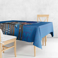 Fiji Rugby Sevens Tablecloth Commemorate Gold Medal - Rio de Janeiro 2016 LT03 - Polynesian Pride
