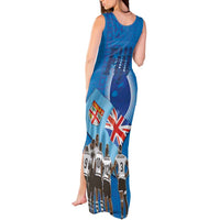 Fiji Rugby Sevens Tank Maxi Dress Commemorate Gold Medal - Rio de Janeiro 2016 LT03 - Polynesian Pride