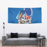 Fiji Rugby Sevens Tapestry Commemorate Gold Medal - Rio de Janeiro 2016 LT03 - Polynesian Pride