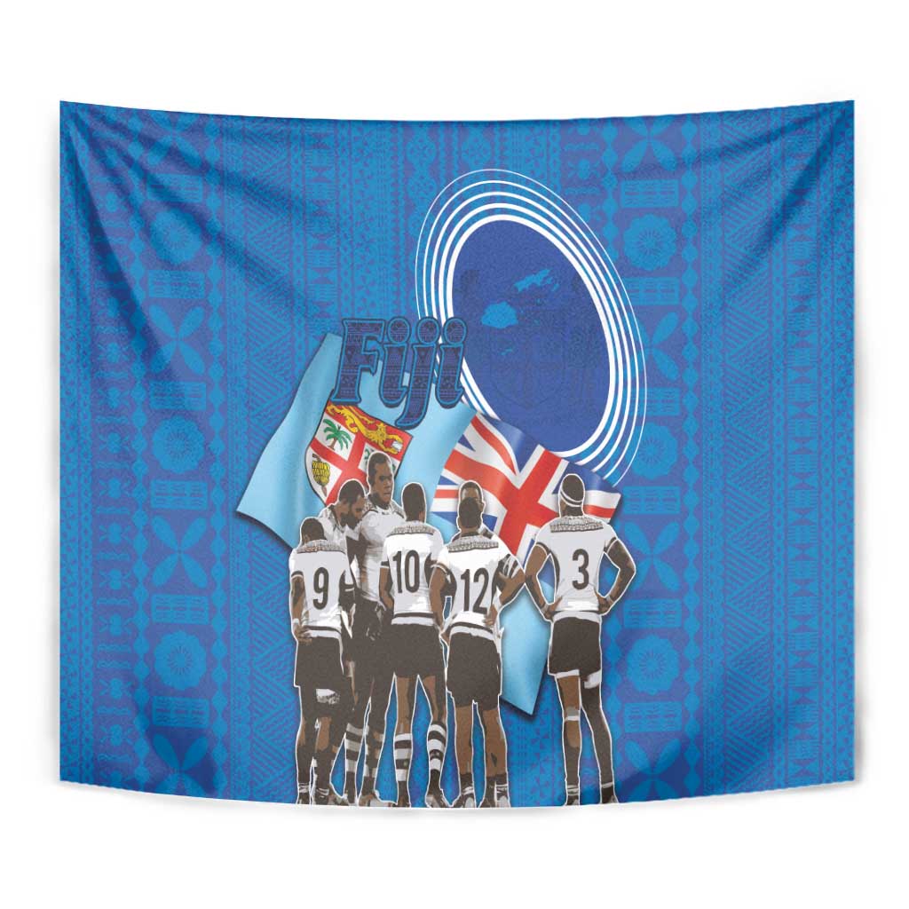 Fiji Rugby Sevens Tapestry Commemorate Gold Medal - Rio de Janeiro 2016 LT03 - Polynesian Pride