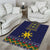 Philippines Merry Christmas Area Rug Maligayang Pasko with Parol and Xmas Pattern Barong Style