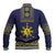 Philippines Merry Christmas Baseball Jacket Maligayang Pasko with Parol and Xmas Pattern Barong Style