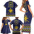 Philippines Merry Christmas Family Matching Short Sleeve Bodycon Dress and Hawaiian Shirt Maligayang Pasko with Parol and Xmas Pattern Barong Style