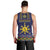 Philippines Merry Christmas Men Tank Top Maligayang Pasko with Parol and Xmas Pattern Barong Style