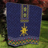 Philippines Merry Christmas Quilt Maligayang Pasko with Parol and Xmas Pattern Barong Style LT03 - Polynesian Pride