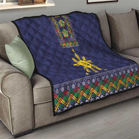 Philippines Merry Christmas Quilt Maligayang Pasko with Parol and Xmas Pattern Barong Style LT03 - Polynesian Pride