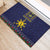 Philippines Merry Christmas Rubber Doormat Maligayang Pasko with Parol and Xmas Pattern Barong Style