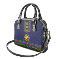 Philippines Merry Christmas Shoulder Handbag Maligayang Pasko with Parol and Xmas Pattern Barong Style LT03 - Polynesian Pride