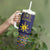 Philippines Merry Christmas Tumbler With Handle Maligayang Pasko with Parol and Xmas Pattern Barong Style