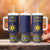 Philippines Merry Christmas Tumbler With Handle Maligayang Pasko with Parol and Xmas Pattern Barong Style