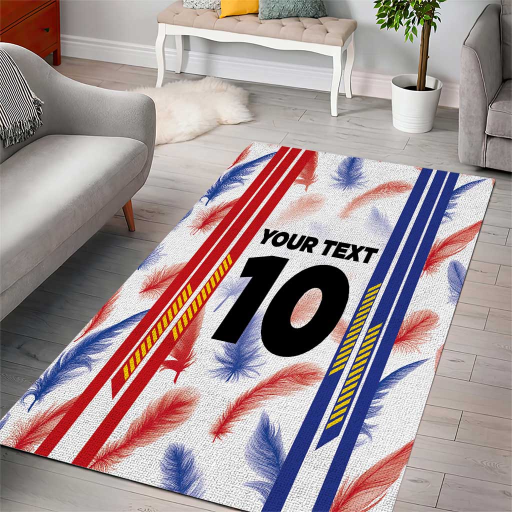 Custom Philippines Champions Football Jersey Area Rug LT03 - Polynesian Pride
