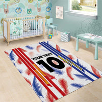 Custom Philippines Champions Football Jersey Area Rug LT03 - Polynesian Pride
