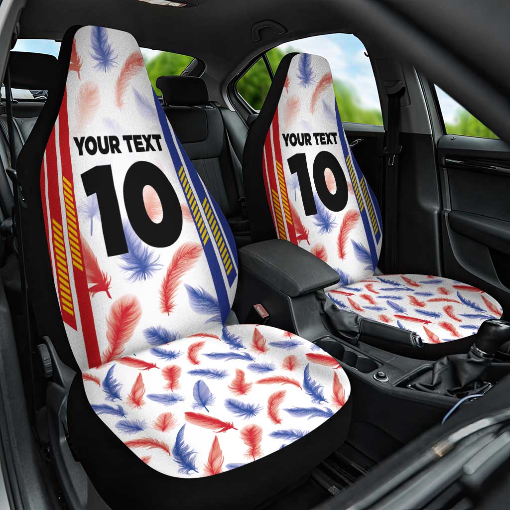 Custom Philippines Champions Football Jersey Car Seat Cover LT03 One Size White - Polynesian Pride