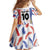 Custom Philippines Champions Football Jersey Family Matching Long Sleeve Bodycon Dress and Hawaiian Shirt