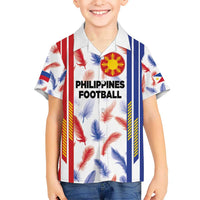 Custom Philippines Champions Football Jersey Kid Hawaiian Shirt LT03 Kid White - Polynesian Pride