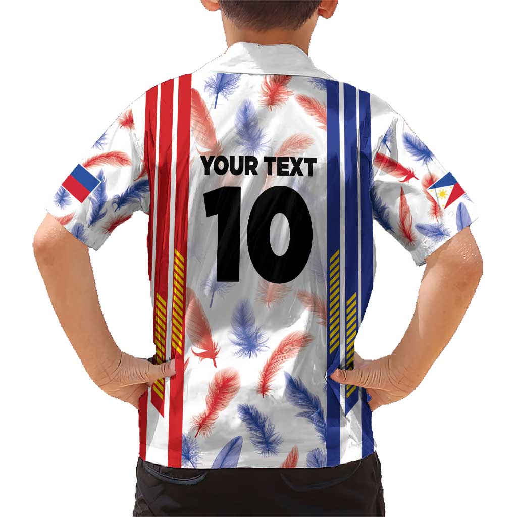 Custom Philippines Champions Football Jersey Kid Hawaiian Shirt LT03 - Polynesian Pride
