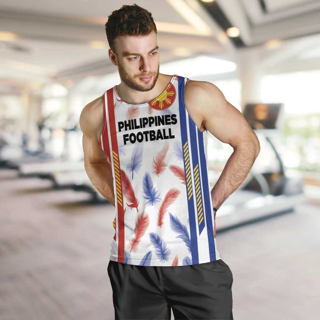 Custom Philippines Champions Football Jersey Men Tank Top LT03 White - Polynesian Pride