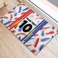 Custom Philippines Champions Football Jersey Rubber Doormat LT03 - Polynesian Pride