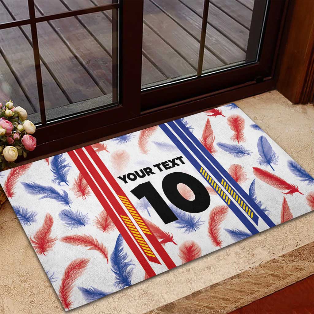 Custom Philippines Champions Football Jersey Rubber Doormat LT03 - Polynesian Pride