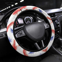 Philippines Champions Football Jersey Steering Wheel Cover LT03 Universal Fit White - Polynesian Pride