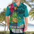 Hawaii Great Aloha Run 40th Anniversary Hawaiian Shirt With Turtle Mascot Marathon Hibiscus and Kakau LT03 - Polynesian Pride